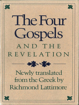 cover image of The Four Gospels and the Revelation